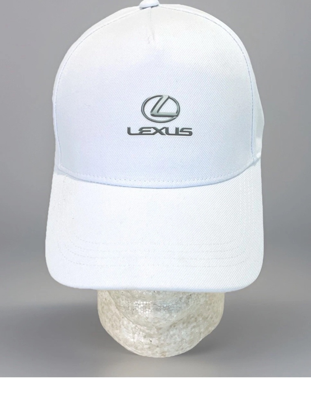 Lexus White Snapback Baseball Hat/Cap With Shadow Light Green Logo - NEW